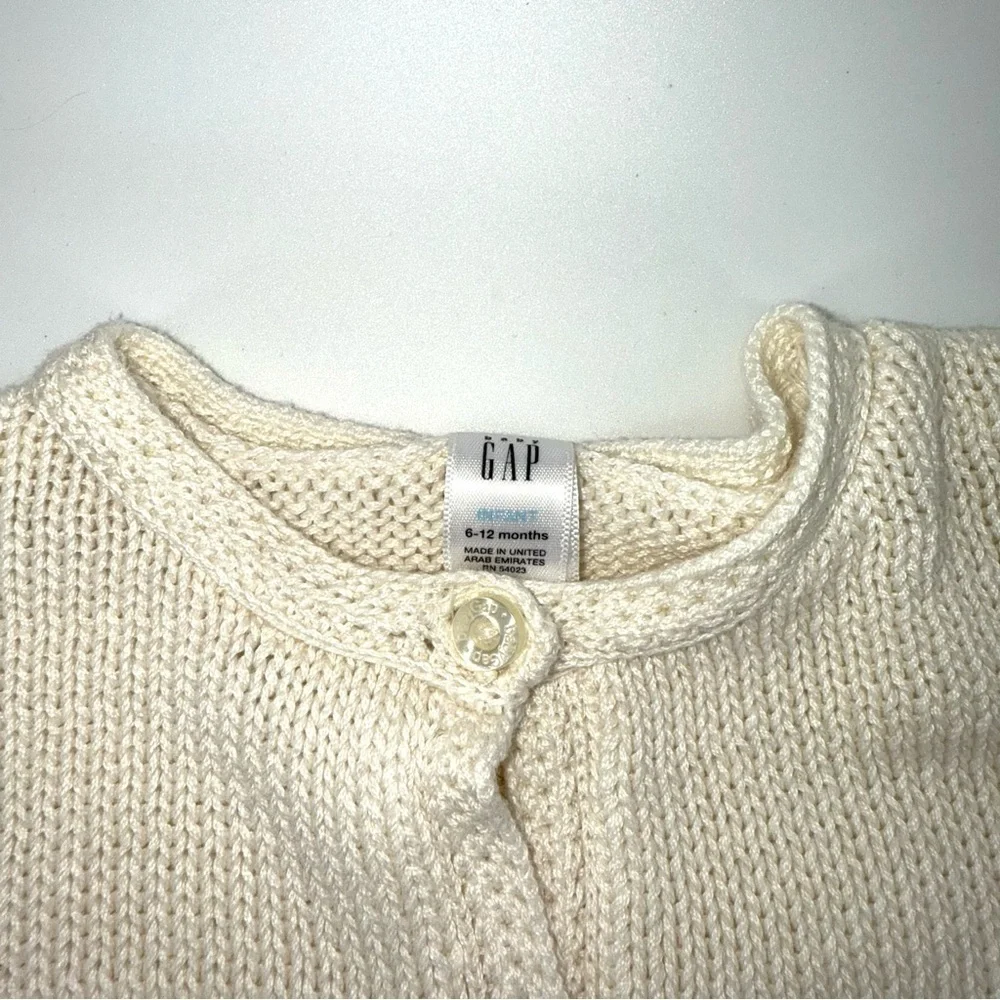 Baby Gap Girl's Ivory Cream Sweater